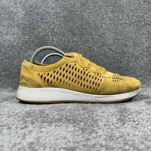 Dansko Charlie Women's Size EU 42 US 11 Mustard Yellow Perforated Leather Shoes